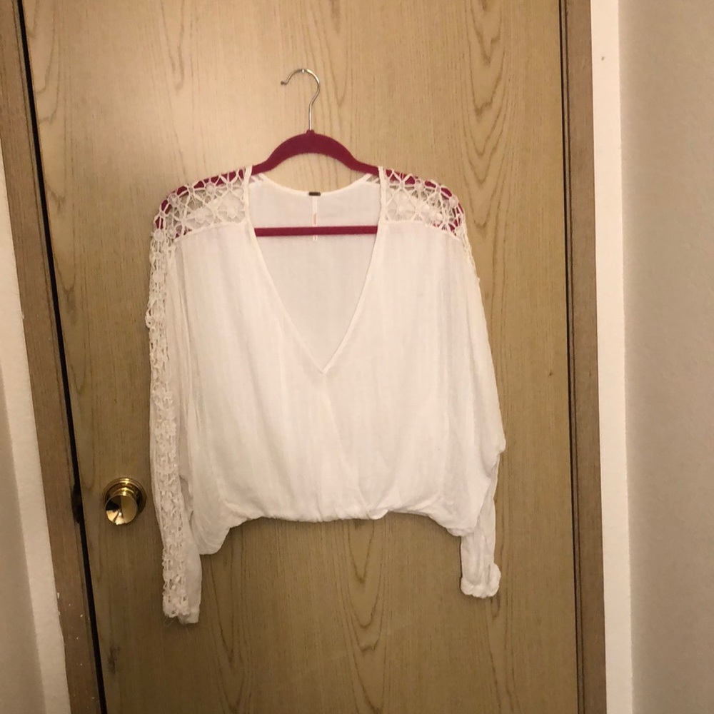 Free People Cropped long sleeve